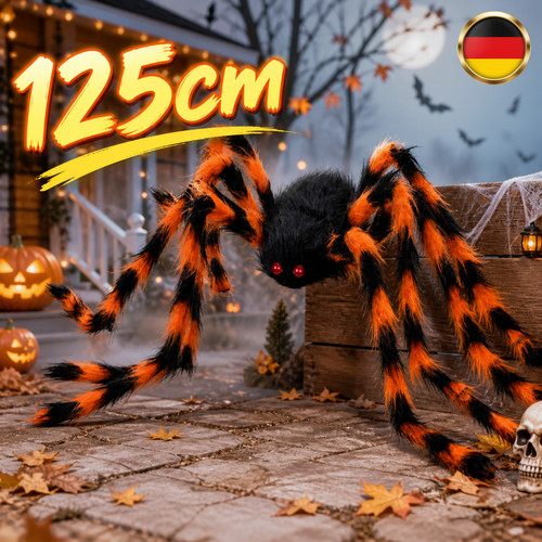 Halloween spinne 125cm - spinne,