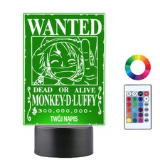 3D LED Nachtlampe One Piece