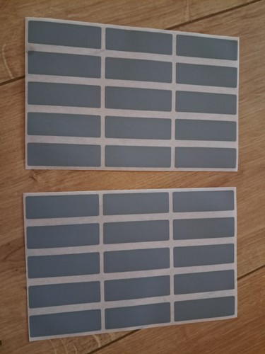 Stück rubbelaufkleber - stück,