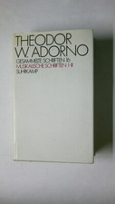 55891 Theodor W. Adorno GESAMMELTE SCHRIFTEN 16 HC musik. Schriften I - III
