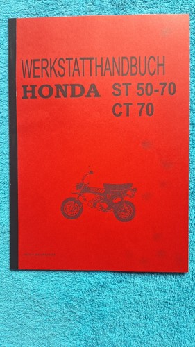 Werkstatthandbuch honda 50 - st,