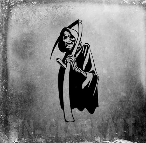 Aufkleber grim reaper - aufkleber,