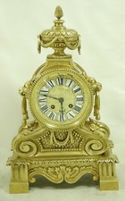 FANTASTISCHE BRONZE KAMIN UHR