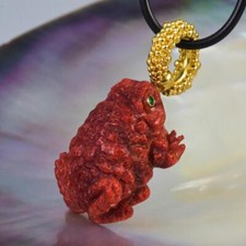 Toad Frosch Hängelampe Rot