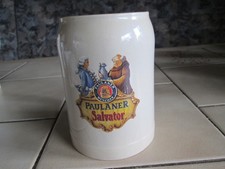 Bierkrug -seidel Paulaner Salvator 1/2 Liter
