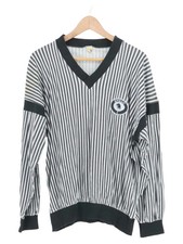 CALIDA Herren Langarmshirt Gr. 50/L Gestreift Mehrfarbig Baumwolle Logo