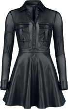 KIHILIST by KILLSTAR Kurzes Kleid Damen Shadowsinger Dress schwarz Gothic