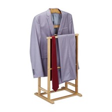 Herrendiener Kleiderbutler Stummer Diener Wäscheablage natur leicht 2,1 kg