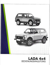 LADA 4x4 Bedienungsanleitung 2020 2021 Betriebsanleitung Handbuch Bordbuch BA