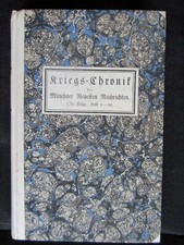 Kriegs-Chronik der Münchner Neuesten Nachrichten/ 21 Bücher !!!