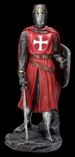 Ritterfigur kreuzritter mit - kreuzritter,