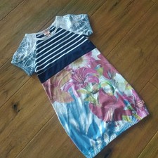 Neu Pezzo d'oro Sommerkleid/ Minikleid/ Gr. 152/ Blumen