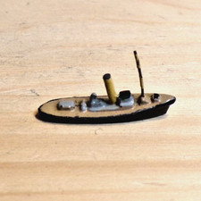 #a756 ?..? Modell-Schiff "unbekannter Hafen-Schlepper" - 1:1250 - gut