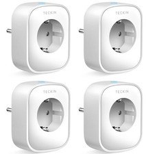 Wlan Steckdose 16A Intelligente Steckdosen m. Messfunktion 4er Pack - TECKIN