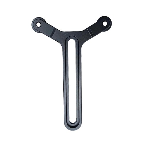 Shaped camera lens - y-shaped, support