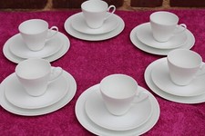 ROSENTHAL GROUP CLASSIC ROSE PORZELLAN 6 GEDECKE TASSE TELLER UNTERE RARITÄT TE