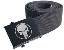 Stoffgürtel Canvas Gürtel Schiebeschnalle 4cm Breit GRAVIERT GRV-MAK-GRTL-17