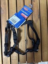 Trixie Premium Hundegeschirr XS-S 30-40cm 10mm schwarz Nylon verstellbar