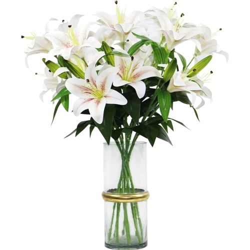 Künstliche lilien 60cm blumen - künstliche,