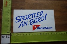 Alter Aufkleber Wassersport