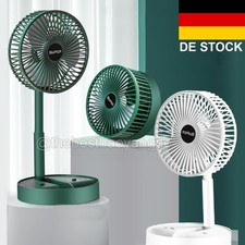 USB Tischventilator Mini Tragbarer Ventilator Lüfter Faltbar Leise Kühler Akku