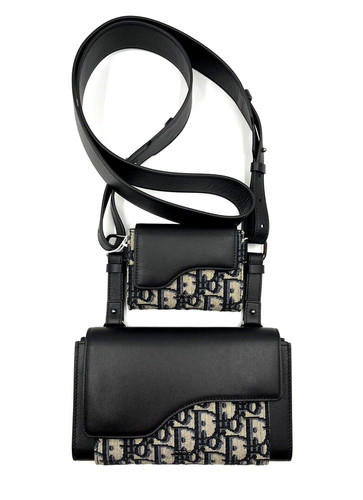 Dior saddle double wallet - dior,