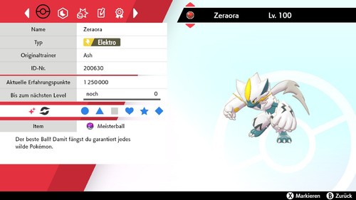 Shiny zeraora 6iv lvl 100 - shiny,