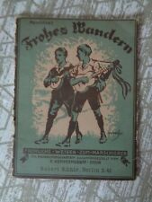 Frohes Wandern  "Mandola" 1 Hefte um 1930 Kunst Kultur Musik Liederbuch  
