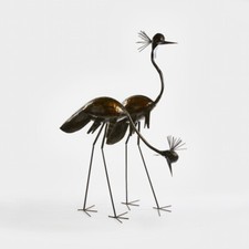 Skulptur Kronenkranich aus