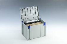 TANOS Classic Info Systainer SYS 4 licht grau mit Hängerahmen koppelbar > T Loc 