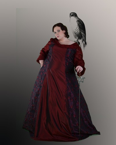 Ballkleid dunkelrot in - ballkleid,