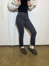 Levi’s Jeanshose Jeans Hose Helleres Schwarz Anthrazit W26L28 Gr S