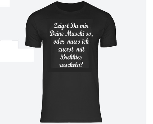 Muschi funshirt herren - |,