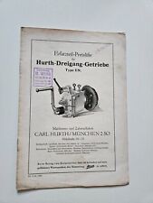 Hurth Getriebe Typ EN Ersatzteilliste Originale