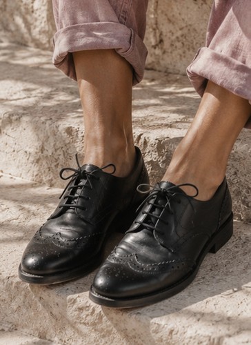 Elios leder brogues - leder, –