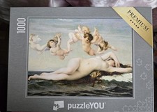 PuzzleYOU 1000 Teile, Neu - Ölgemälde, Geburt der Venus, Alexandre Cabanel 1875