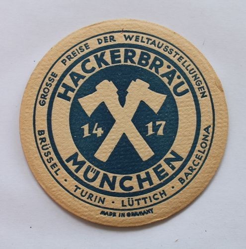 Bierdeckel hacker bräu - bierdeckel,