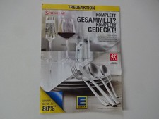 2017 " EDEKA " Treueaktions Broschüre Spiegelau mit Treuepunkte