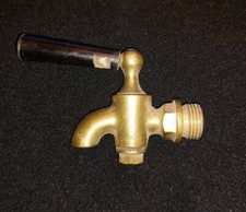 Messing Hahn Dampfmaschine Standmotor Ablasshahn Oldtimer NOS