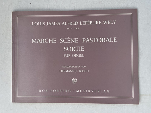Noten lefebure wely - , marche