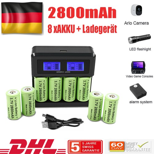 16x 2800mah li ion - 4/8/16x,