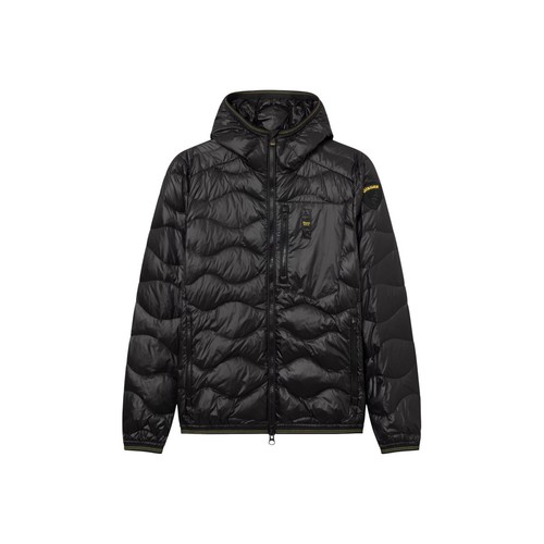 Blauer wave daunenjacke - wave,
