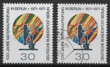 Berlin 1971 Lot **/o Mi 416 Materialprüfung Mikrobruchgefüge Mikroskop 05242A