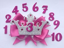 Fuschia rosa Geburtstag Krone