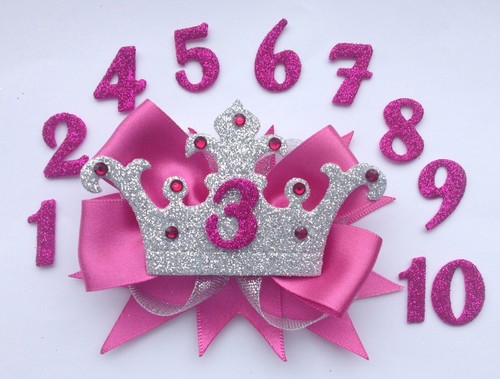 Fuschia rosa geburtstag krone - fuschia,