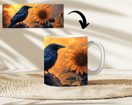 Kaffeetasse rabe mit - kaffeetasse,