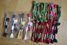 35 DMC Stickgarn 25 Konvolut