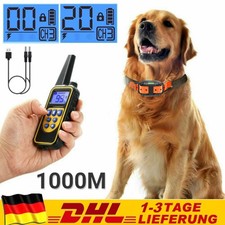 1000M Hund Ausbildung Stromschlag Erziehungshalsband Hunde Vibration TonFunktion