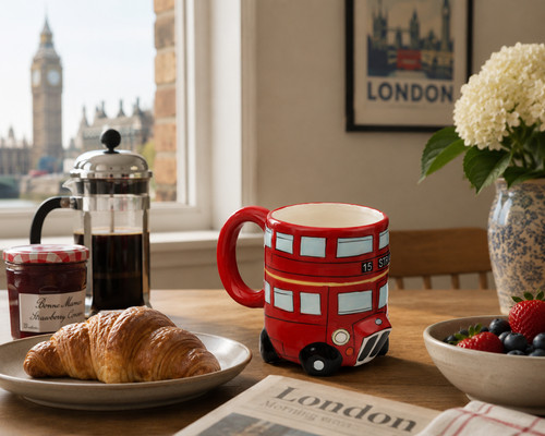 Neuheit london roter bus - london,