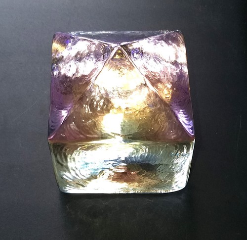 Briefbeschwerer aus glas haus - briefbeschwerer,